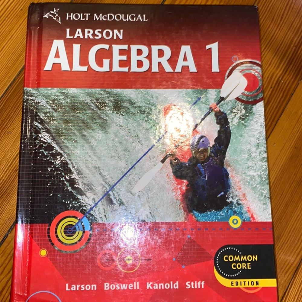 Algebra 1 textbook